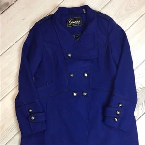 Blue Guess Peacoat size L